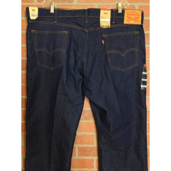 NWT Levi's Men's Denim 517 Bootcut Jeans Pockets Dark Wash Blue Size 44 X 32 - Picture 4 of 8
